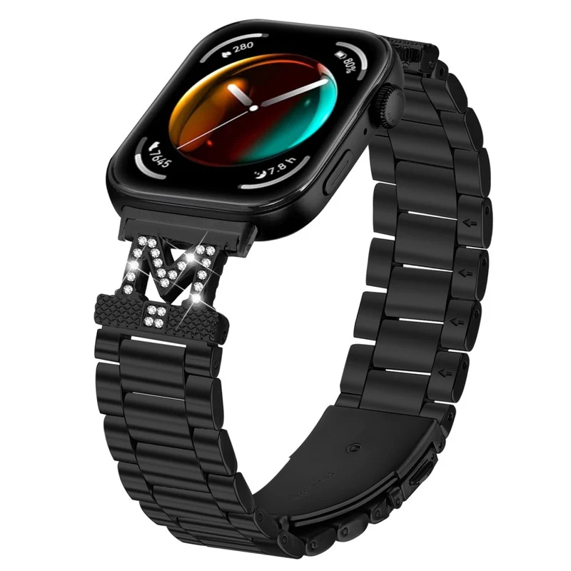 Hervorragend Huawei Watch Fit 3 Metall Und Strass Armband