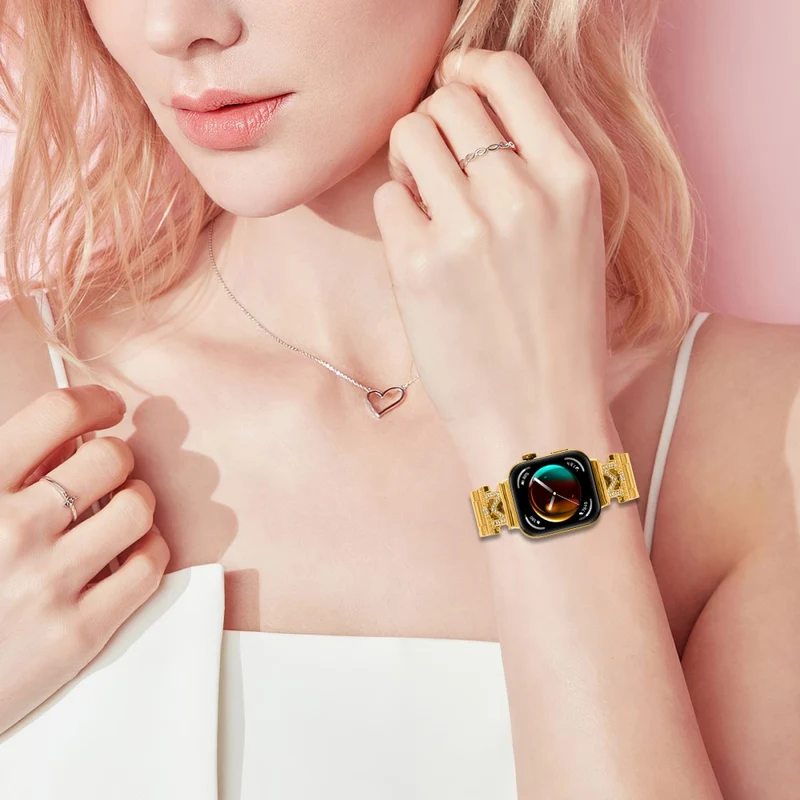 Hervorragend Huawei Watch Fit 3 Metall Und Strass Armband