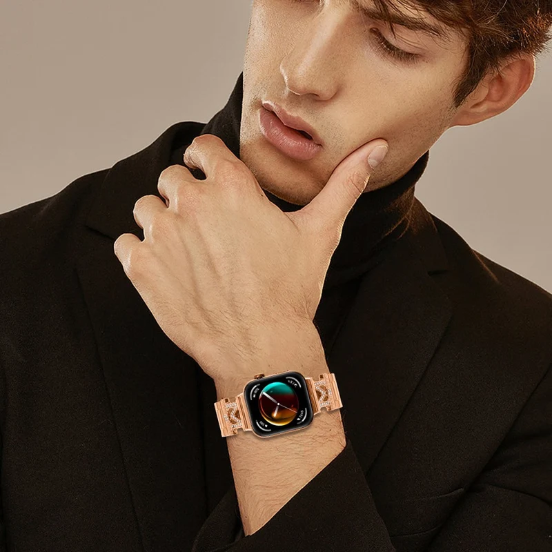 Hervorragend Huawei Watch Fit 3 Metall Und Strass Armband