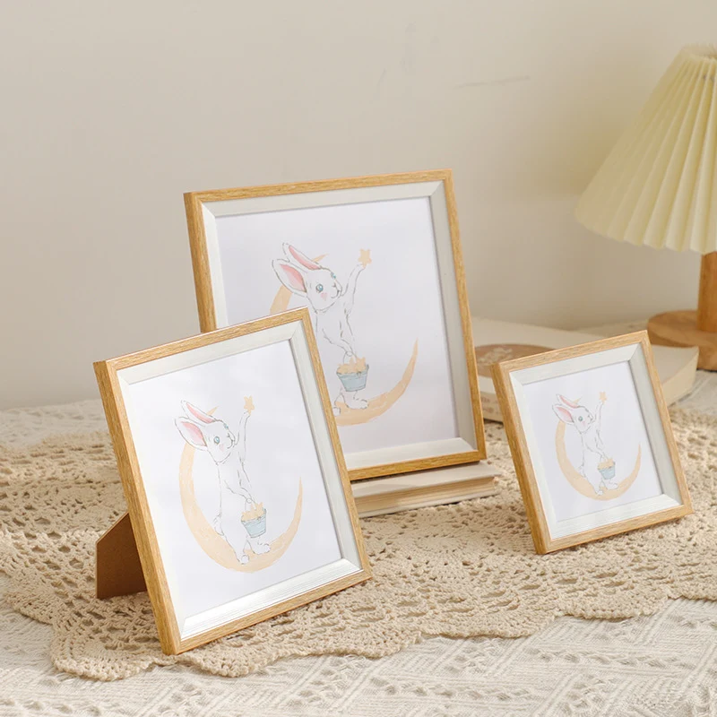 Verspieltes Bunny Kunstrahmen Set