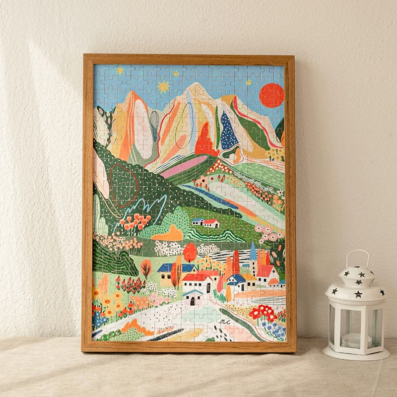 Puzzle Artwork Display Frame für die Wohnkultur