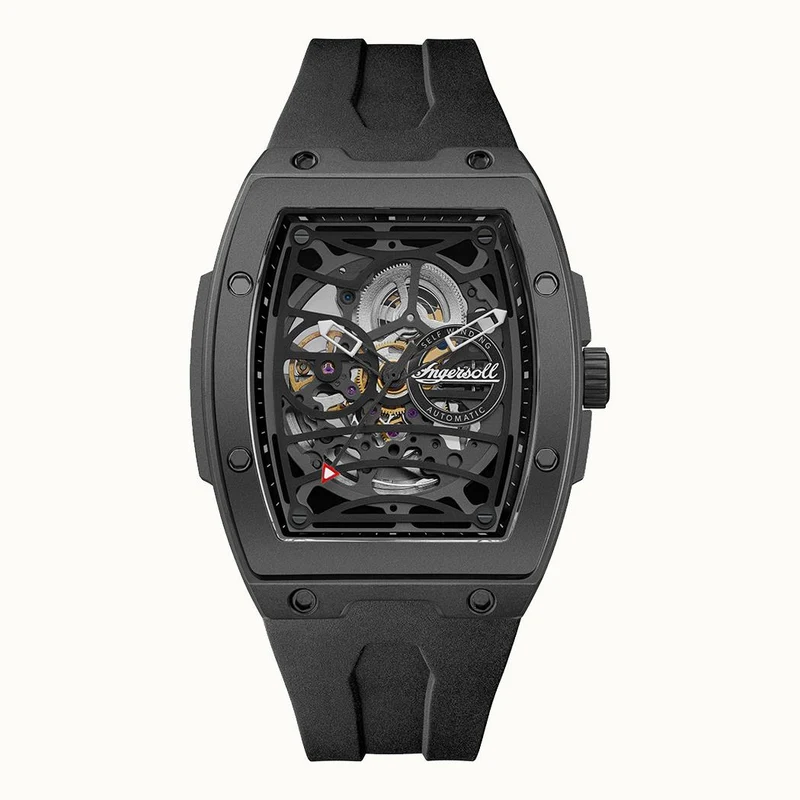 Ingersoll The Rim I16201 Herrenuhr Schwarz • Automatikwerk • Keramikgehäuse