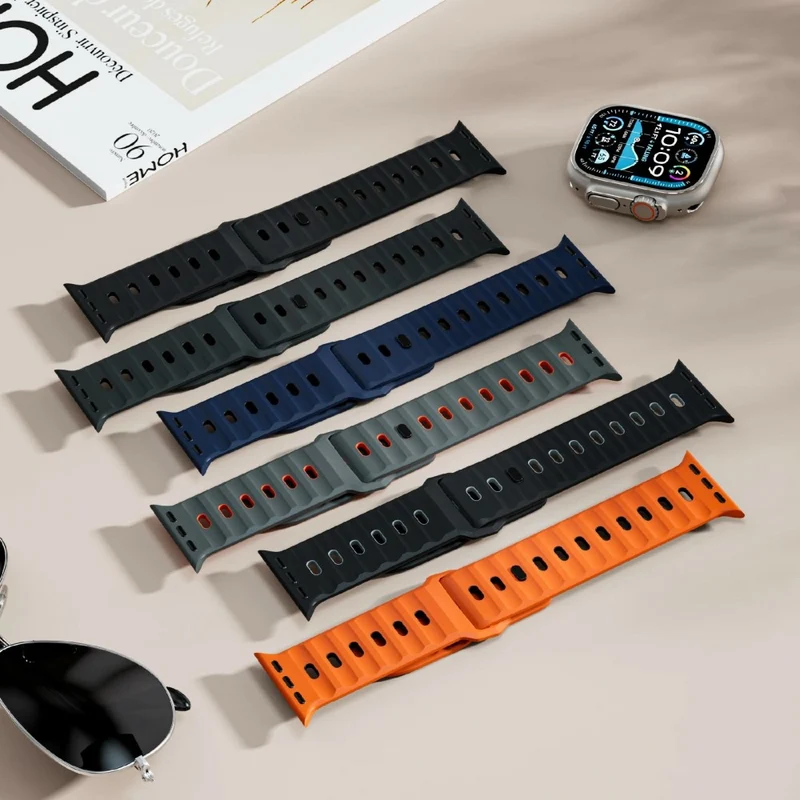 Unglaublich Angenehm Apple Smartwatch Silikon Universell Armband