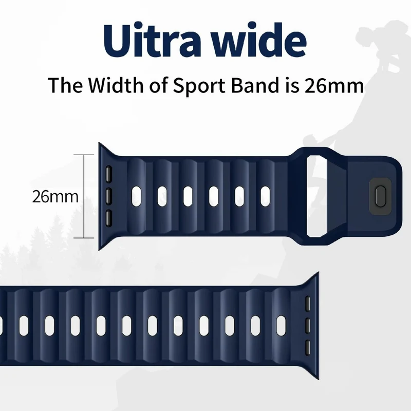Unglaublich Angenehm Apple Smartwatch Silikon Universell Armband