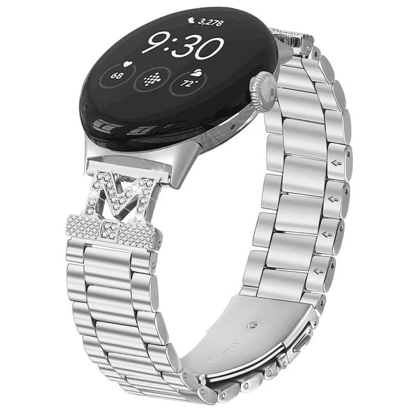 Megastark Google Pixel Watch 2 / Google Pixel Watch Metall Und Strass Universell Armband