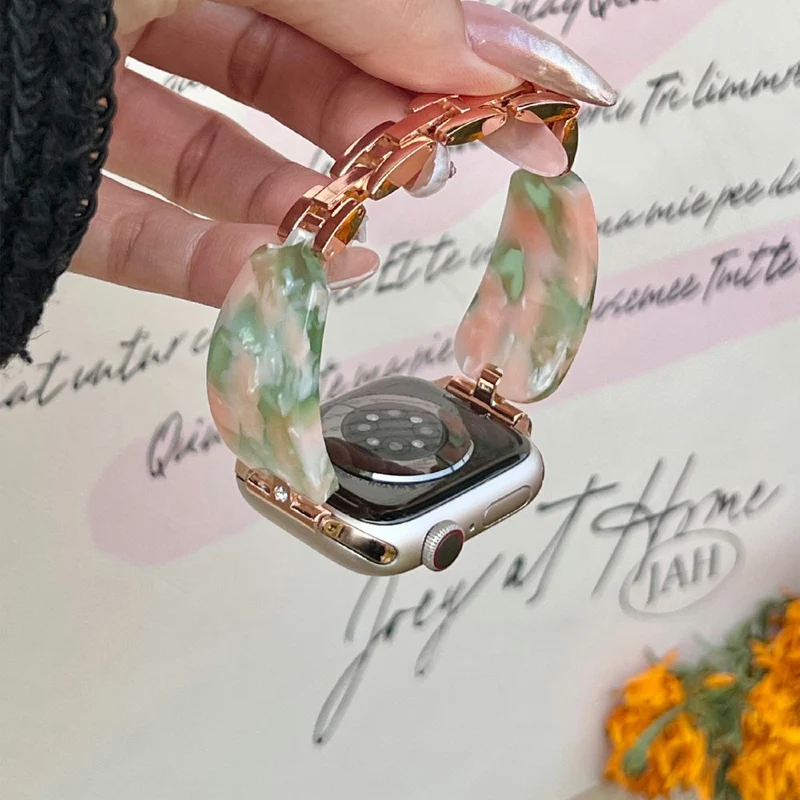 Auffallend Schön Apple Smartwatch Metall Und Strass Universell Armband