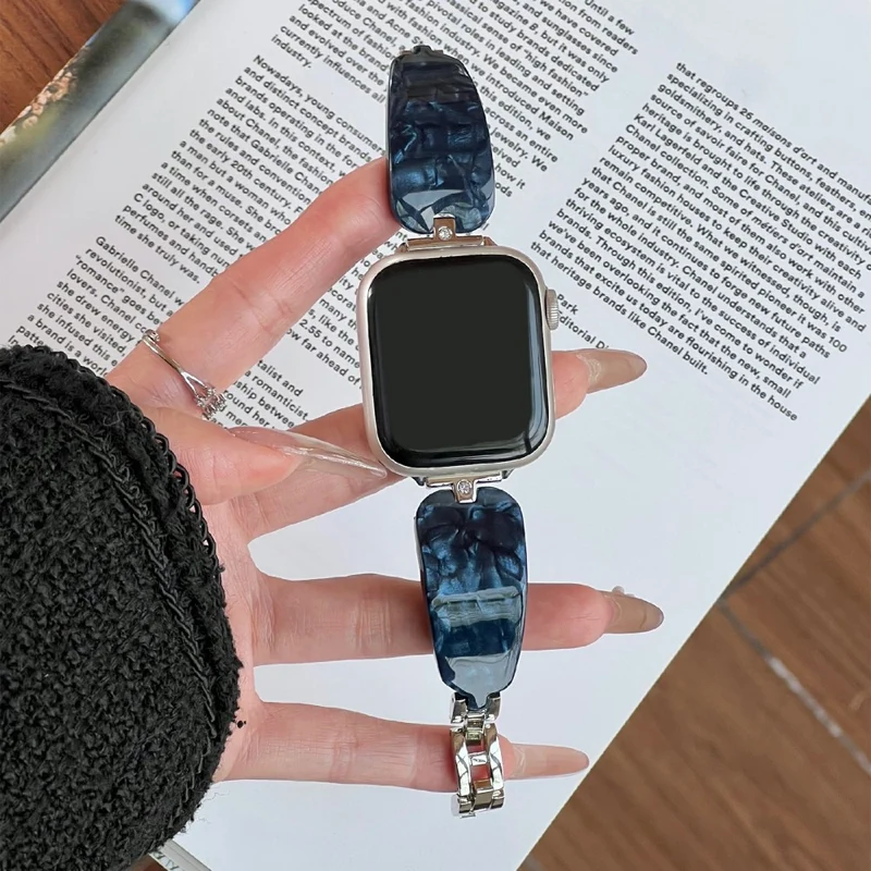 Auffallend Schön Apple Smartwatch Metall Und Strass Universell Armband