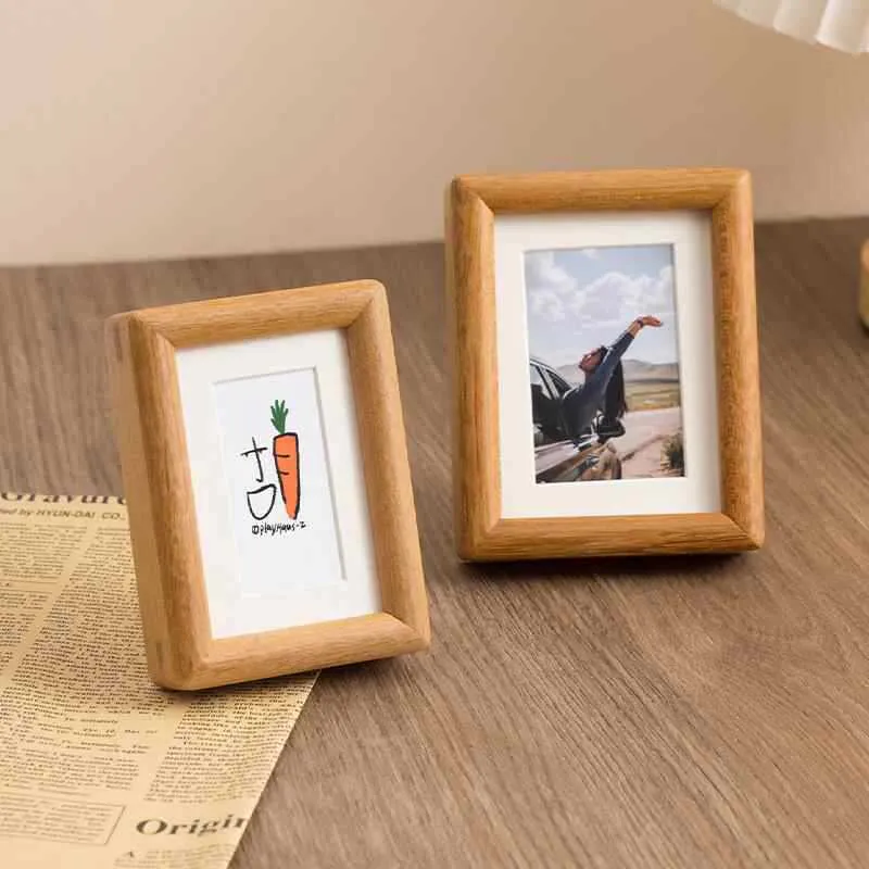 Premium Holzfoto-Rahmen für die Wohnkultur
