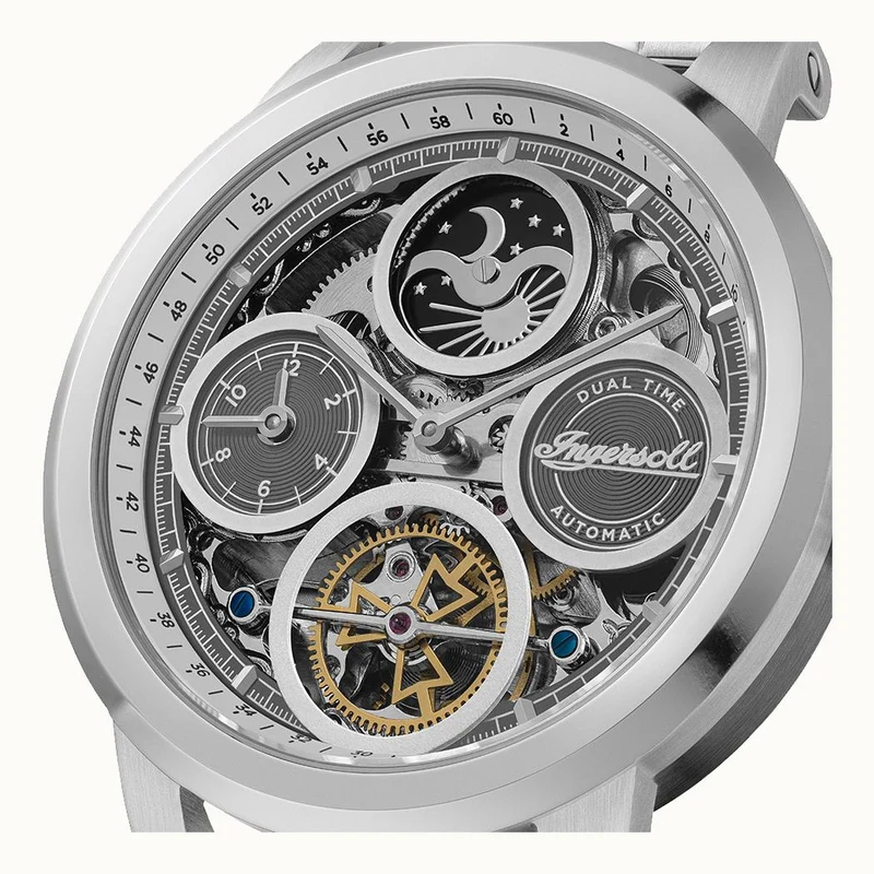 Ingersoll The Arc I16002 Herrenuhr • Automatikwerk • Skelett-Zifferblatt