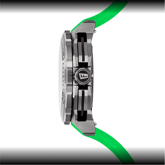Festina Chrono Bike F20725/6 Herrenuhr Chronograph Schwarz/Türkis • Mineralglas • 20 ATM Wasserdicht