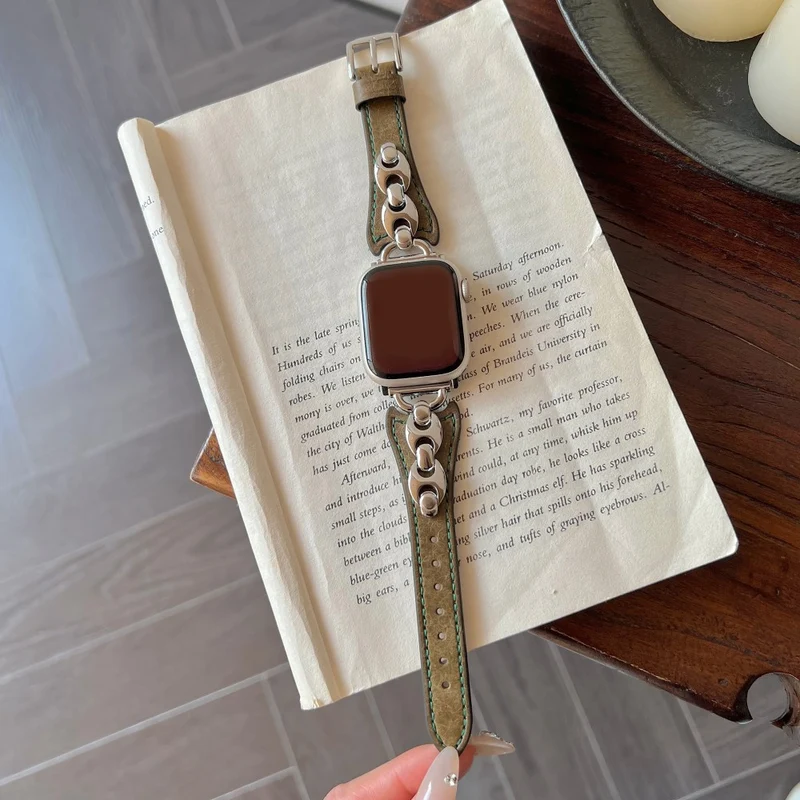 Großartig Apple Smartwatch Echtes Leder Universell Armband