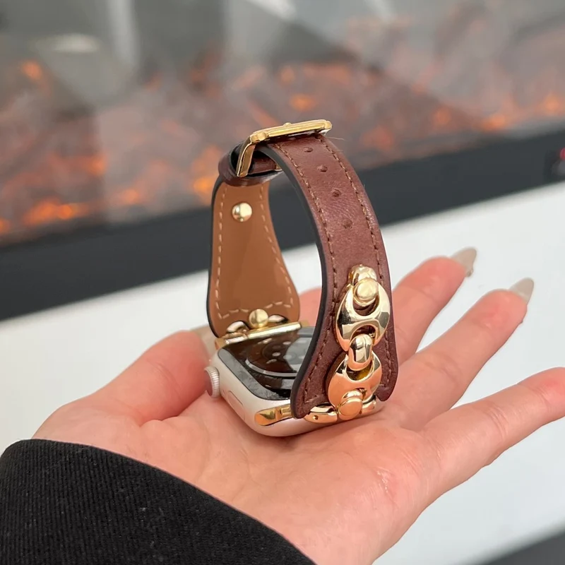 Großartig Apple Smartwatch Echtes Leder Universell Armband