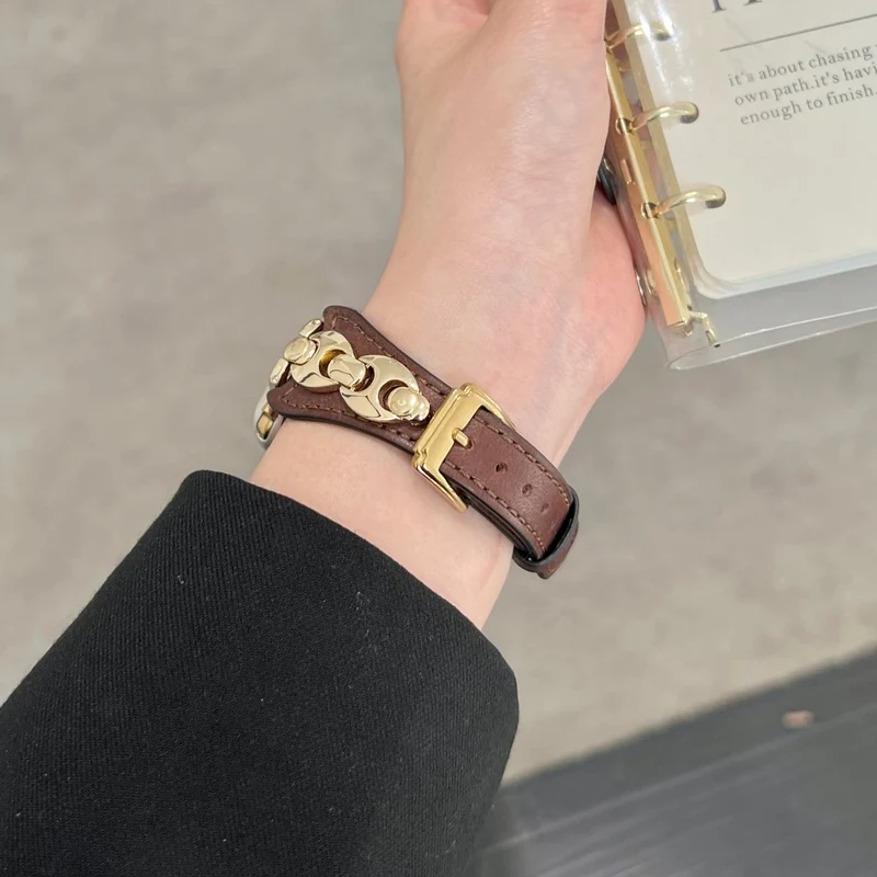 Großartig Apple Smartwatch Echtes Leder Universell Armband