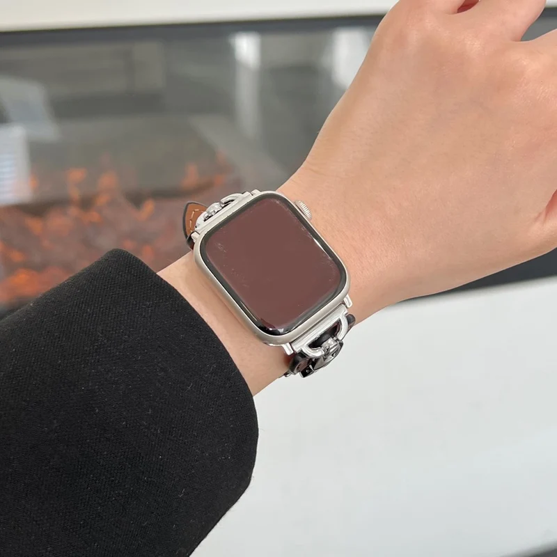Großartig Apple Smartwatch Echtes Leder Universell Armband