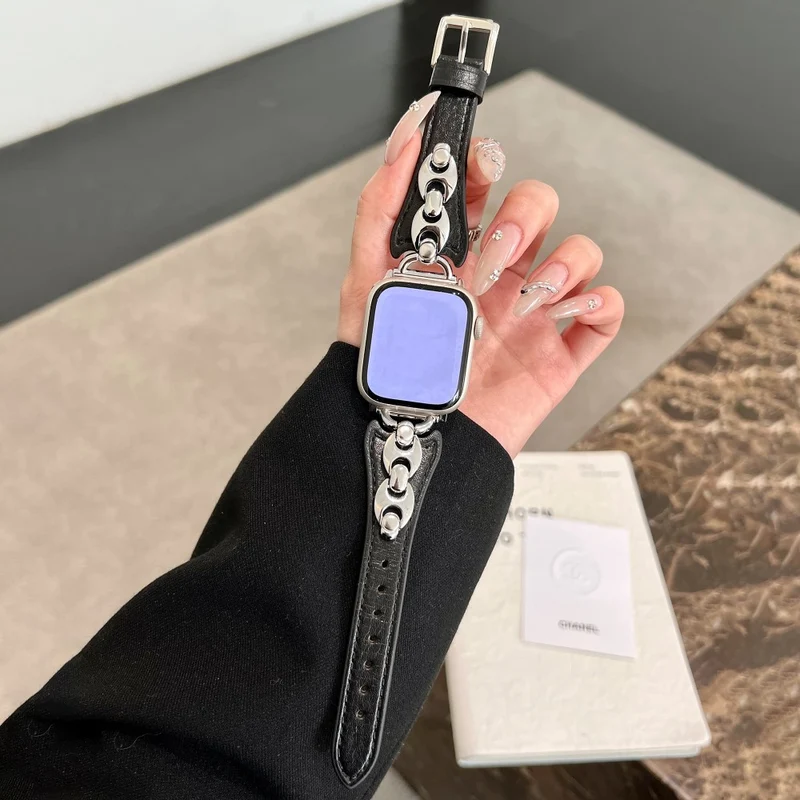 Großartig Apple Smartwatch Echtes Leder Universell Armband