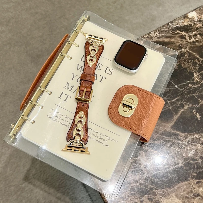 Großartig Apple Smartwatch Echtes Leder Universell Armband
