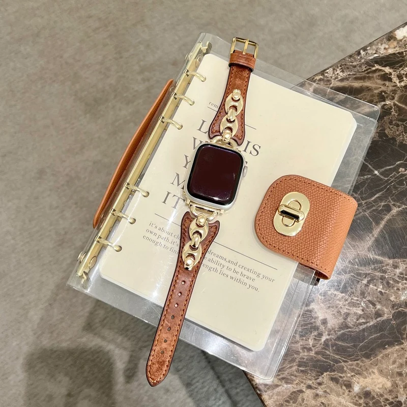 Großartig Apple Smartwatch Echtes Leder Universell Armband