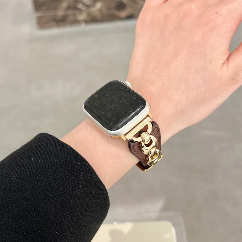 Sehr Gepflegt Apple Smartwatch Echtes Leder Universell Armband