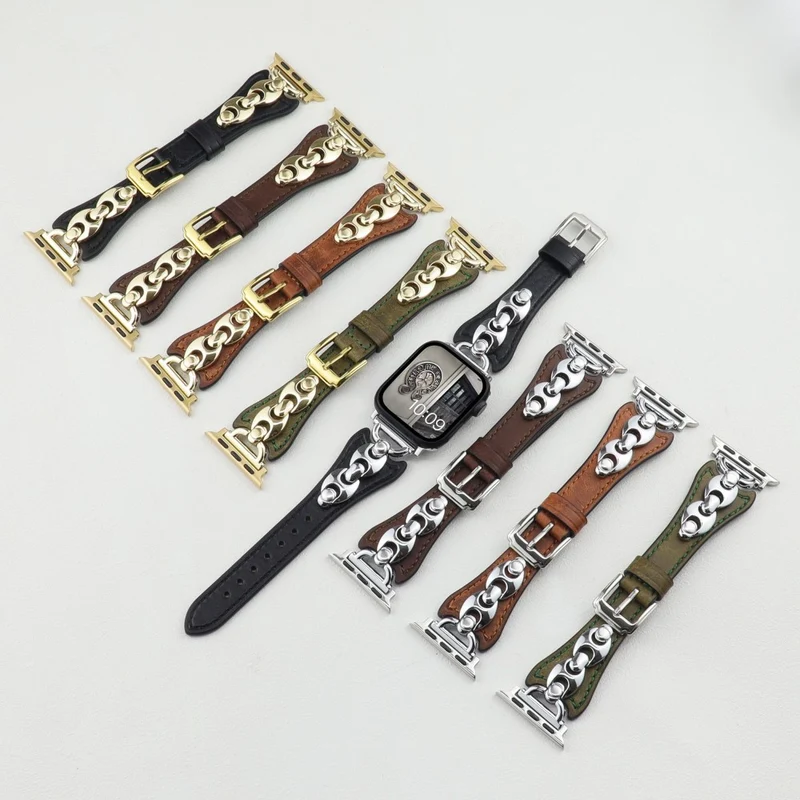 Sehr Gepflegt Apple Smartwatch Echtes Leder Universell Armband
