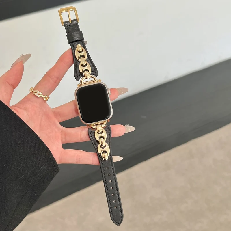 Sehr Gepflegt Apple Smartwatch Echtes Leder Universell Armband