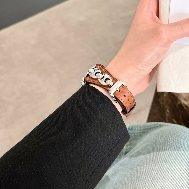 Sehr Gepflegt Apple Smartwatch Echtes Leder Universell Armband