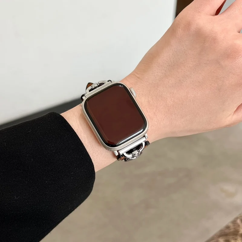Sehr Gepflegt Apple Smartwatch Echtes Leder Universell Armband