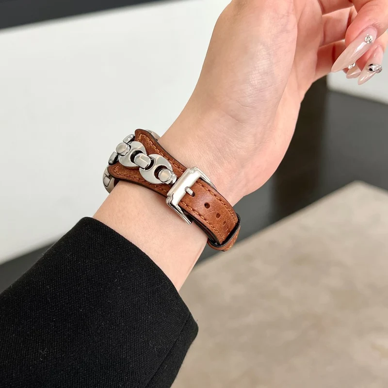 Sehr Gepflegt Apple Smartwatch Echtes Leder Universell Armband