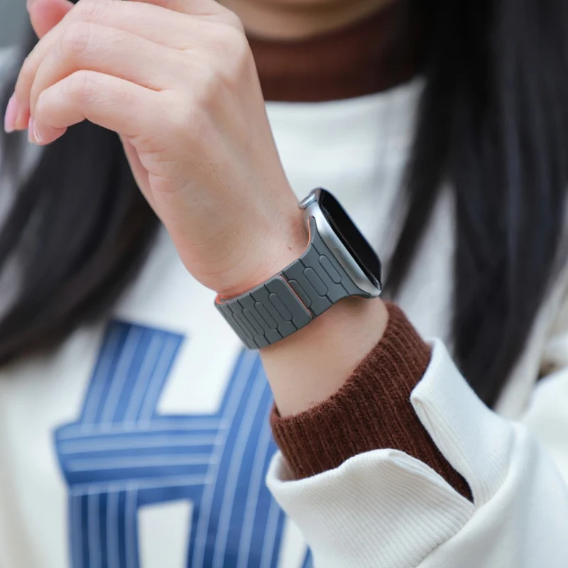 Unglaublich Süß Apple Smartwatch Silikon Universell Armband