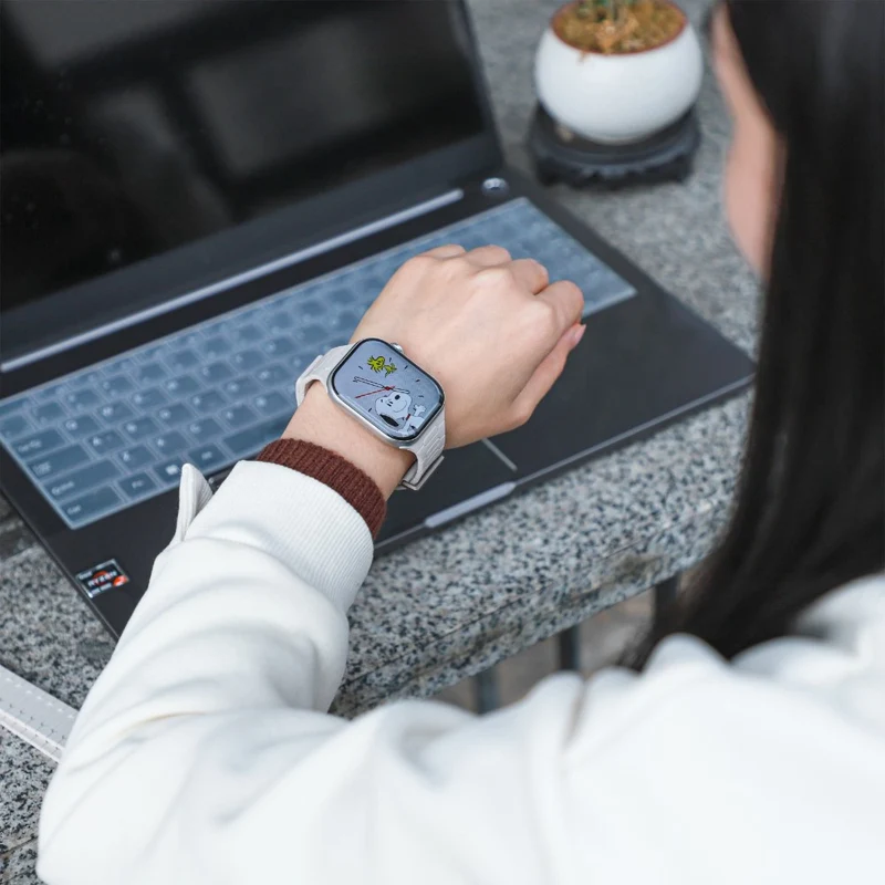 Unglaublich Süß Apple Smartwatch Silikon Universell Armband