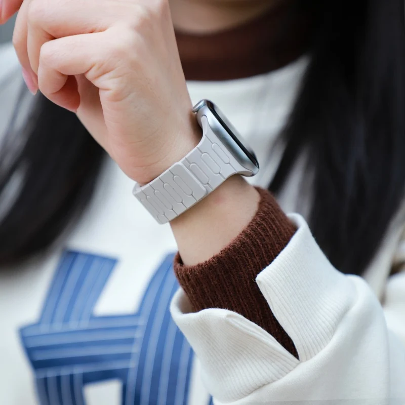 Unglaublich Süß Apple Smartwatch Silikon Universell Armband