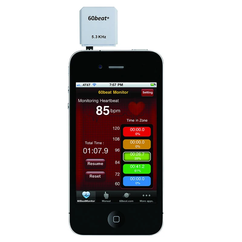 60beat Heart Rate RX Receiver/ Dongle für iPhone
