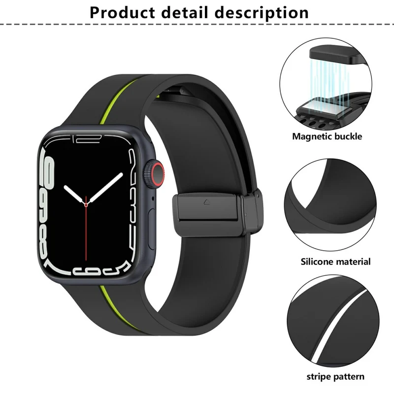 Absolut Elegant Apple Smartwatch Silikon Universell Armband