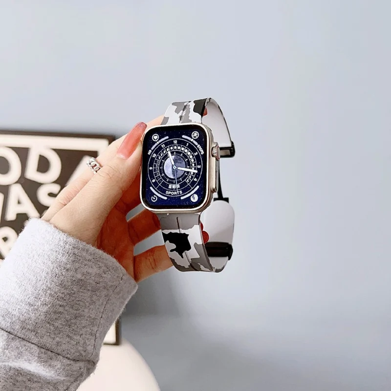 Unglaublich Modisch Apple Smartwatch Silikon Universell Armband