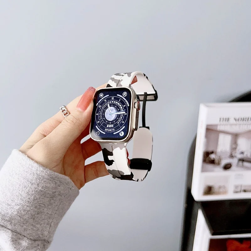 Unglaublich Modisch Apple Smartwatch Silikon Universell Armband