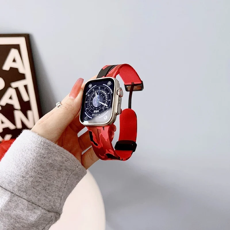 Unglaublich Modisch Apple Smartwatch Silikon Universell Armband