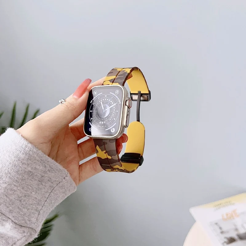 Unglaublich Modisch Apple Smartwatch Silikon Universell Armband