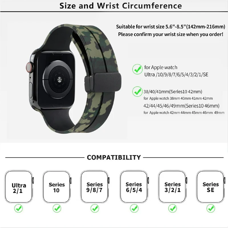 Unglaublich Modisch Apple Smartwatch Silikon Universell Armband