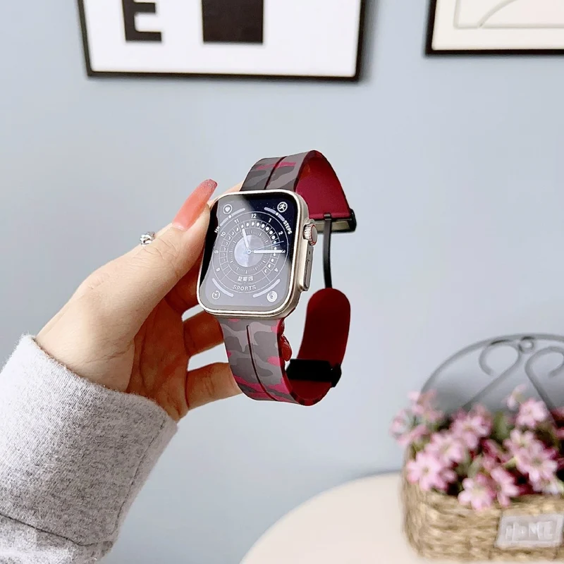 Unglaublich Modisch Apple Smartwatch Silikon Universell Armband