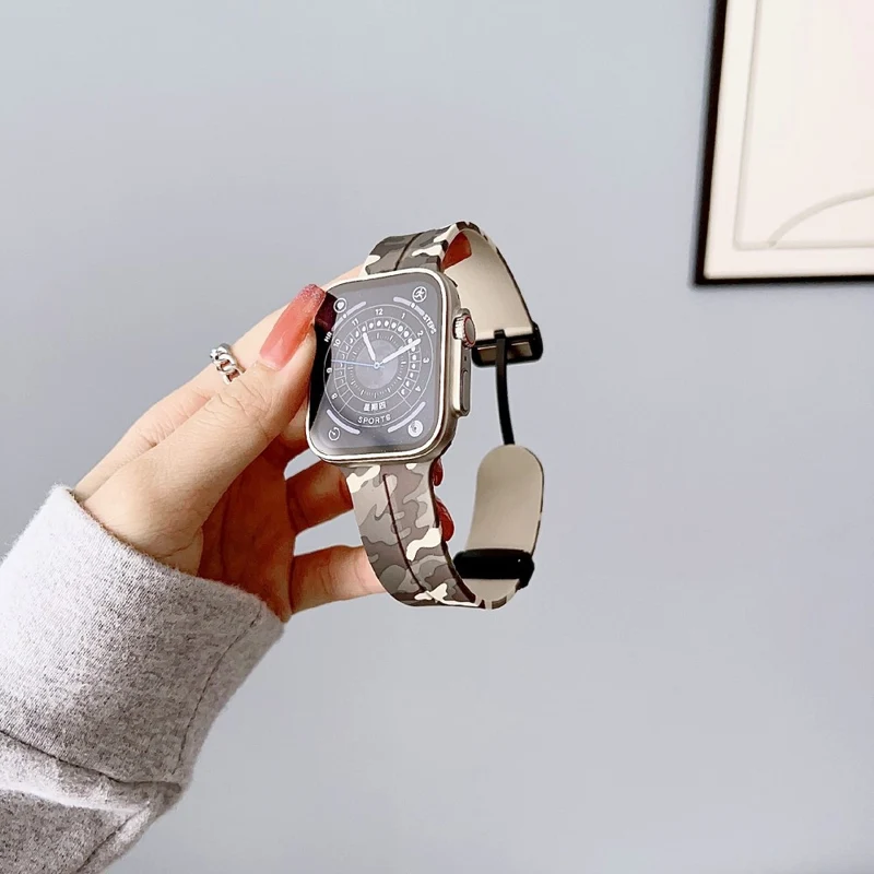 Unglaublich Modisch Apple Smartwatch Silikon Universell Armband
