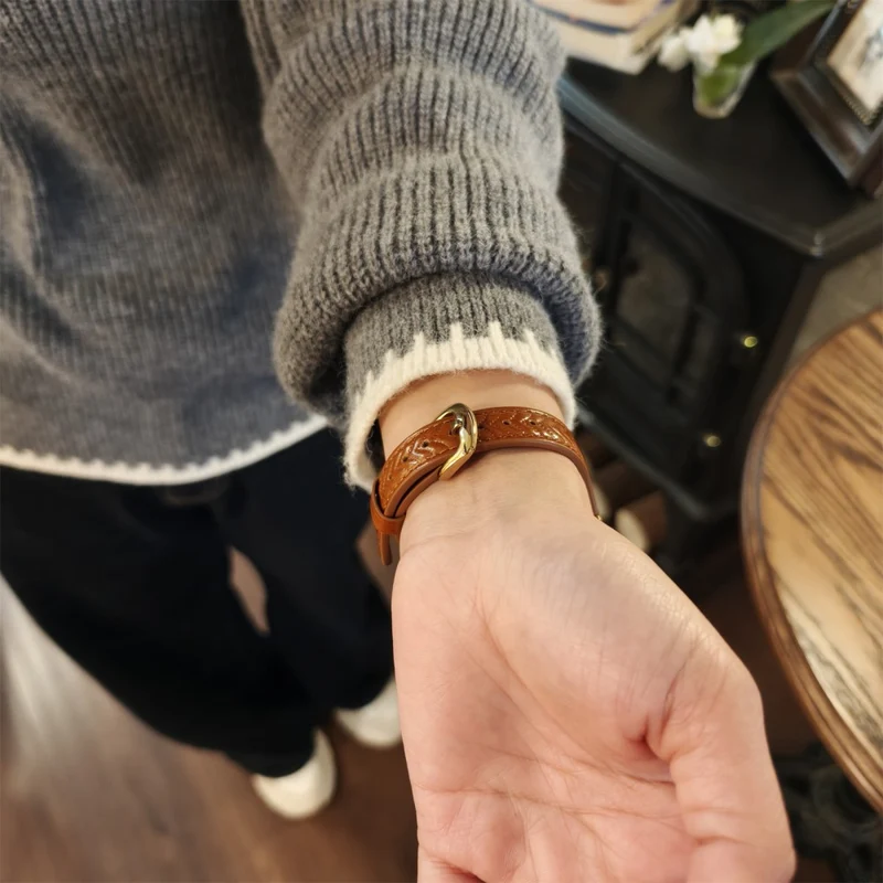 Wirklich Schick Apple Smartwatch Echtes Leder Universell Armband