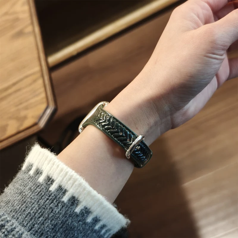 Wirklich Schick Apple Smartwatch Echtes Leder Universell Armband