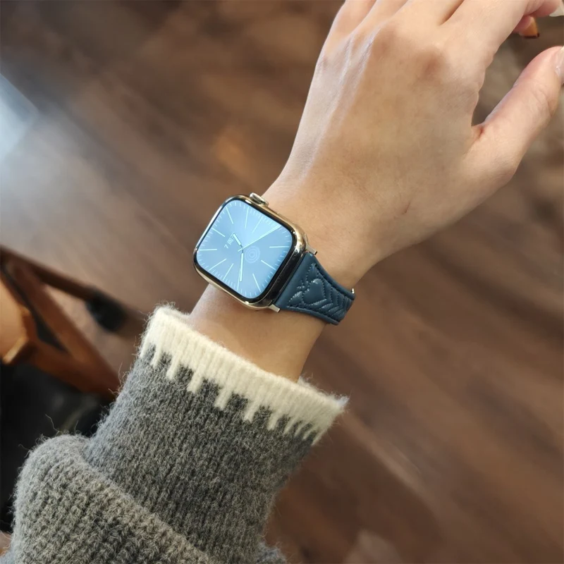 Wirklich Schick Apple Smartwatch Echtes Leder Universell Armband