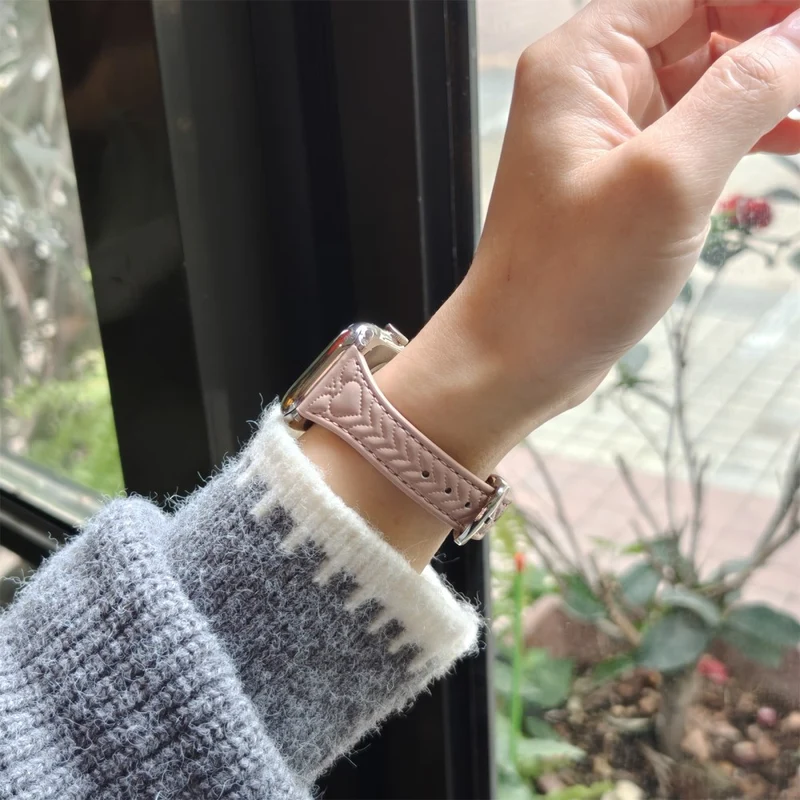 Wirklich Schick Apple Smartwatch Echtes Leder Universell Armband