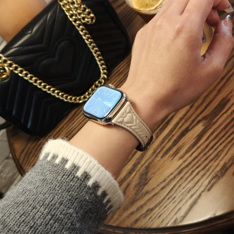 Wirklich Schick Apple Smartwatch Echtes Leder Universell Armband