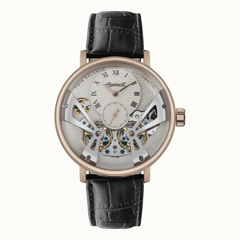 Ingersoll The Tennessee I13101 Herrenuhr Hellgrau • Automatikwerk • Mineralglas