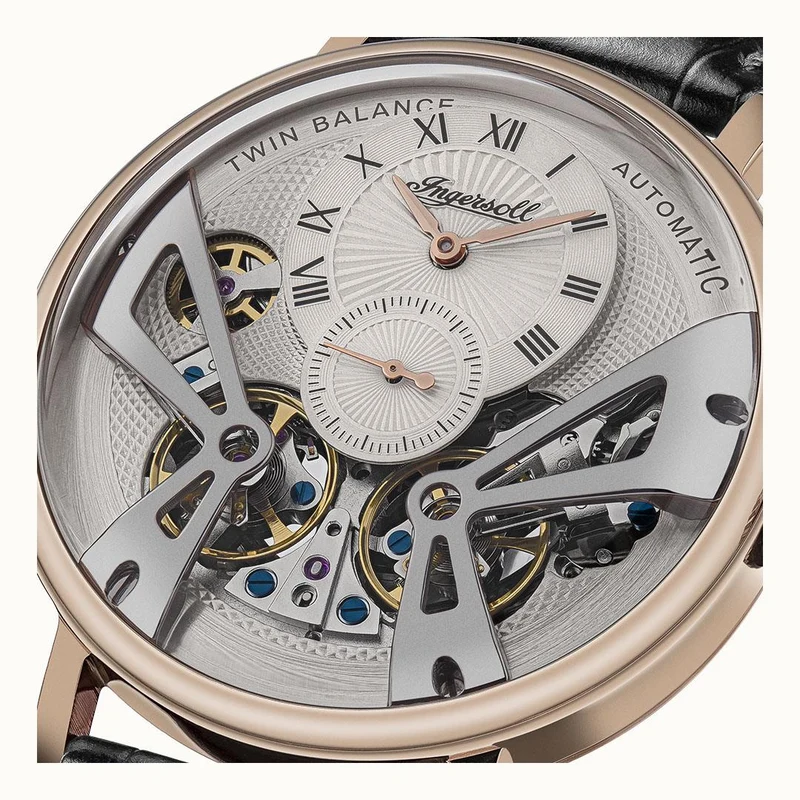 Ingersoll The Tennessee I13101 Herrenuhr Hellgrau • Automatikwerk • Mineralglas