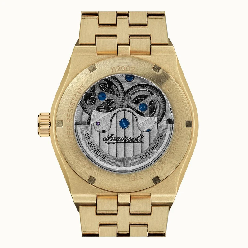 Ingersoll The Broadway I12902 Herrenuhr • Dual Time Automatik • Mineralglas