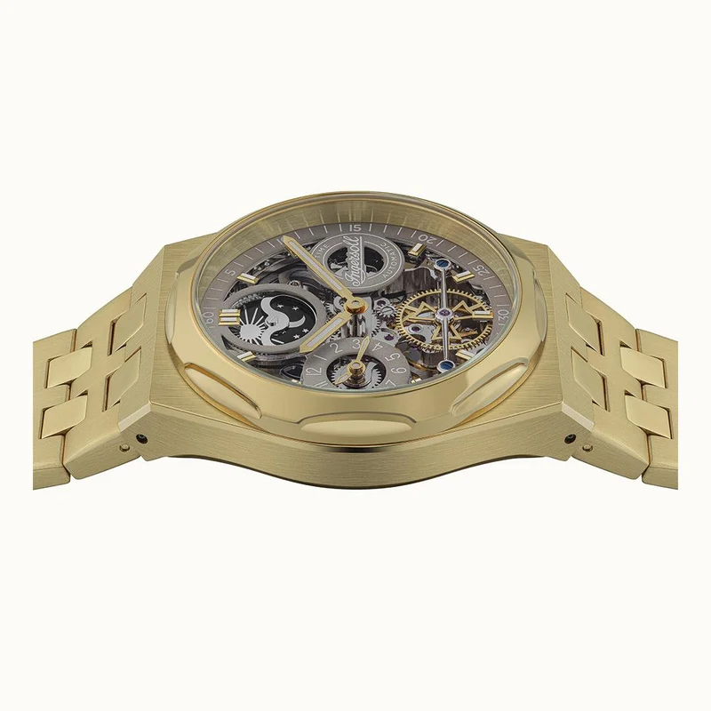 Ingersoll The Broadway I12902 Herrenuhr • Dual Time Automatik • Mineralglas