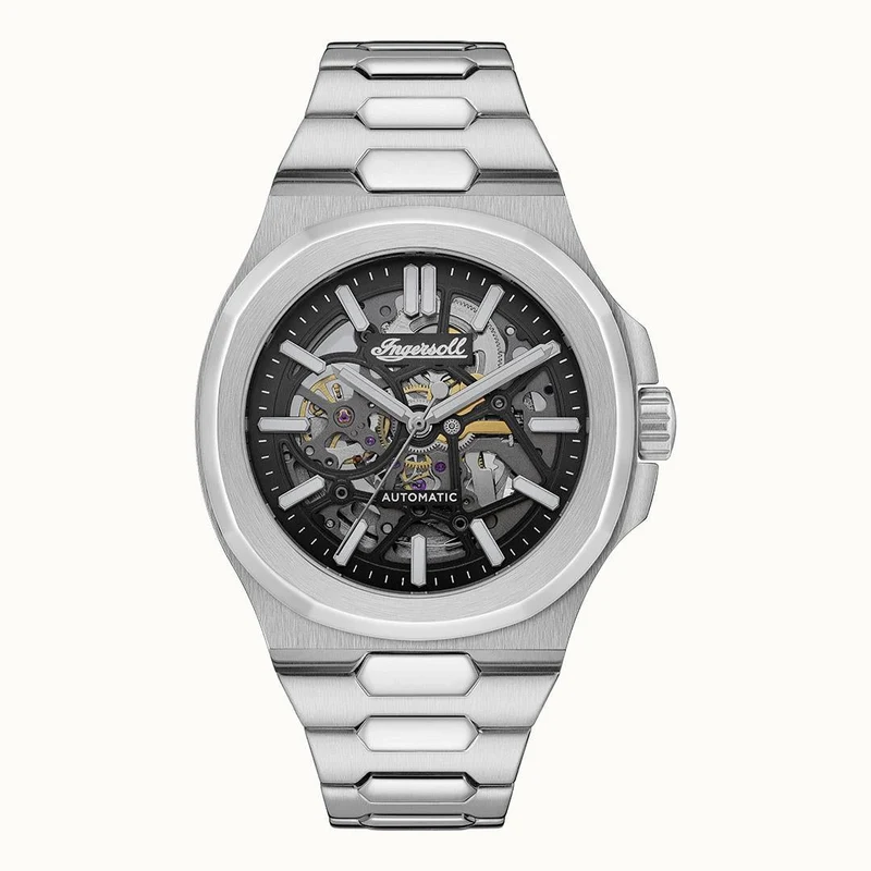 Ingersoll The Catalina I12501 Herrenuhr Silber • Automatikwerk • Mineralglas