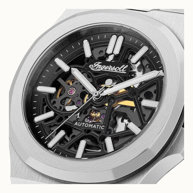 Ingersoll The Catalina I12501 Herrenuhr Silber • Automatikwerk • Mineralglas